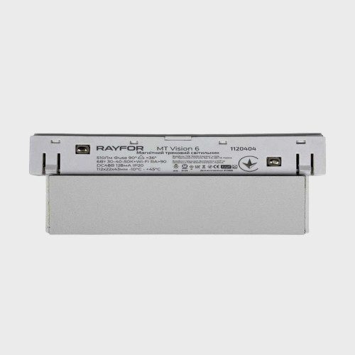 Трековий світильник RAYFOR  MT Vision  6 білий 6W 510Lm 30-40-50К 48V WiFi