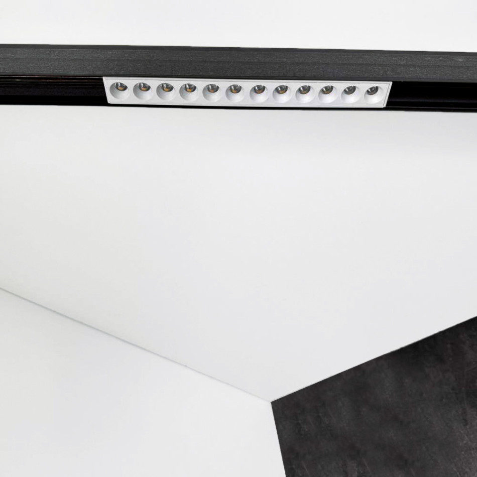 Трековий світильник RAYFOR  MT Vision 12 білий 12W 1020Lm 30-40-50К 48V WiFi