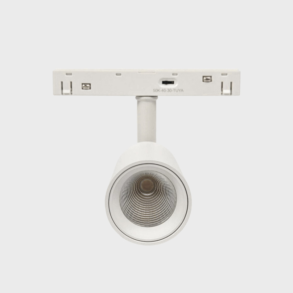 Трековий світильник RAYFOR MT  Focus  7 білий 7W 600Lm 30-40-50К 48V WiFi