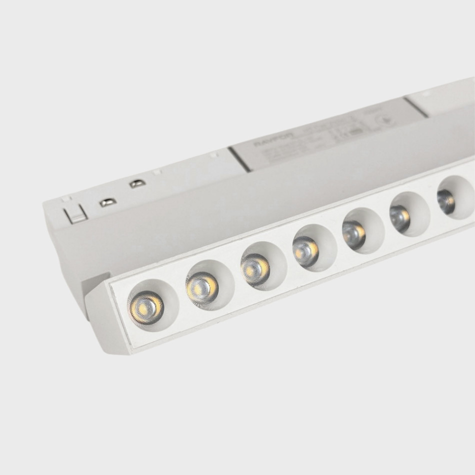 Трековий світильник RAYFOR MT Flex  Vision 12 білий 12W 1080Lm 30-40-50К 48V WiFi