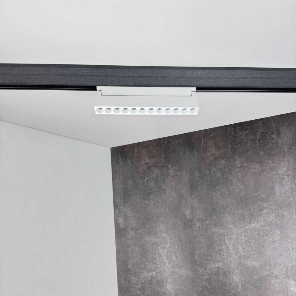 Трековий світильник RAYFOR MT Flex  Vision 12 білий 12W 1080Lm 30-40-50К 48V WiFi