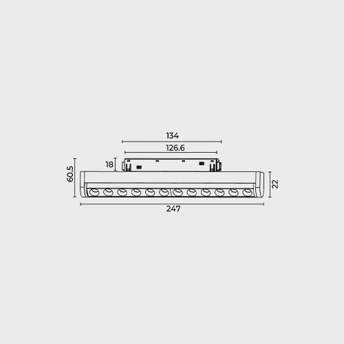 Трековий світильник RAYFOR MT  Roll 12 білий 12W 1020Lm 30-40-50К 48V WiFi