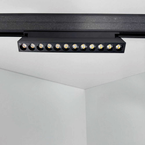Трековий світильник RAYFOR MT Flex  Vision 12 чорний 12W 1080Lm 30-40-50К 48V WiFi