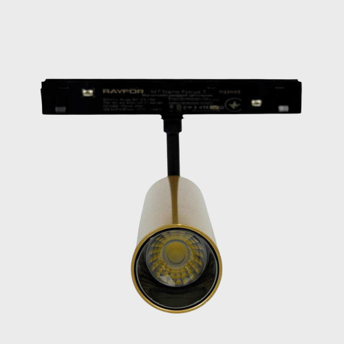 Трековий світильник RAYFOR MT   Nano Focus  7 золотий 7W 600Lm 30-40-50К 48V WiFi