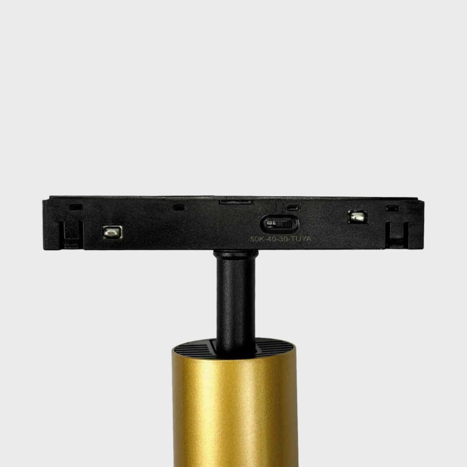 Трековий світильник RAYFOR MT   Nano Focus 12 золотий 12W 1020Lm 30-40-50К 48V WiFi