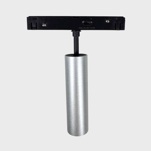 Трековий світильник RAYFOR MT   Nano Focus  7 срібний 7W 600Lm 30-40-50К 48V WiFi