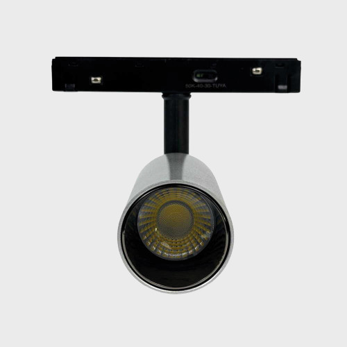Трековий світильник RAYFOR MT   Nano Focus 12 срібний 12W 1020Lm 30-40-50К 48V WiFi