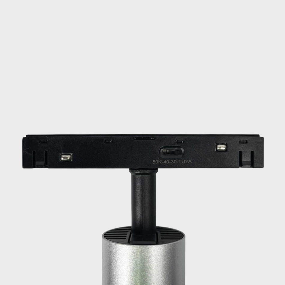 Трековий світильник RAYFOR MT   Nano Focus 12 срібний 12W 1020Lm 30-40-50К 48V WiFi