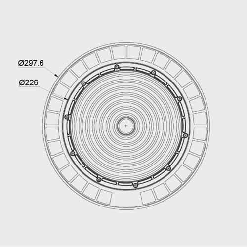 Підвісний світильник RAYFOR HB-N 150W 24000Lm 3CCT IP65 Philips 5р
