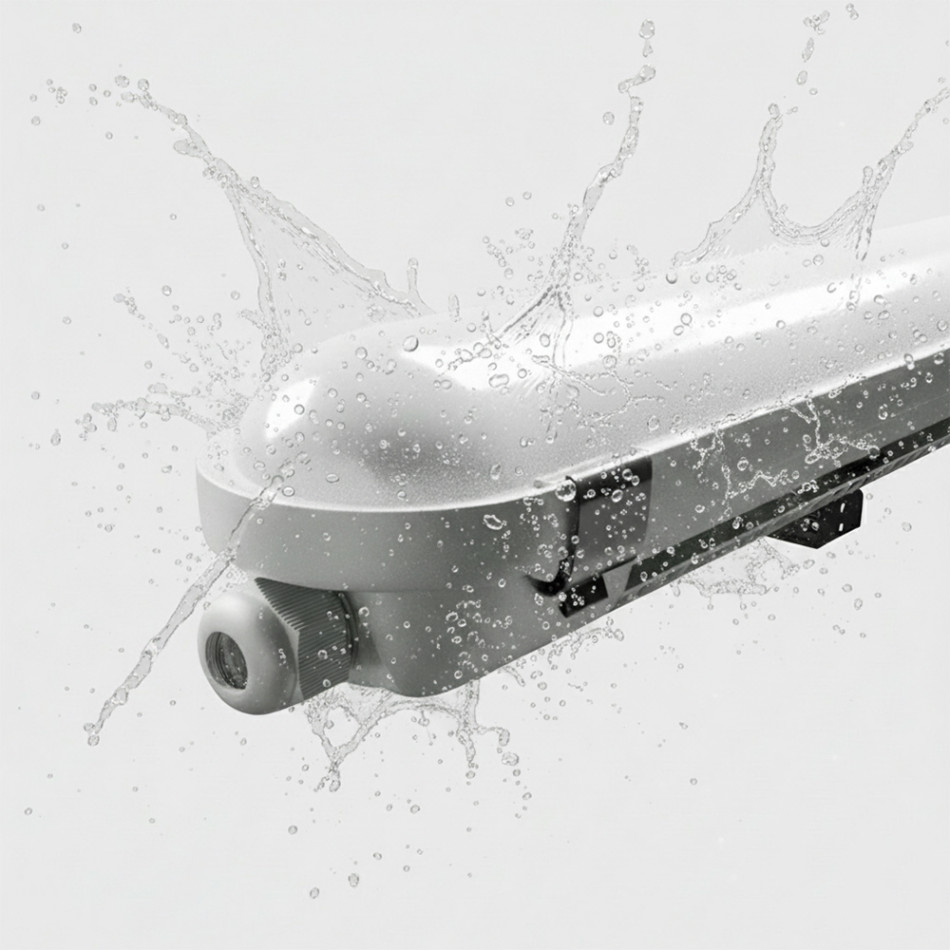Вологозахищений лінійний світильник RAYFOR WL01 1500мм 50W 8000Lm 3CCT IP66 Philips 3р